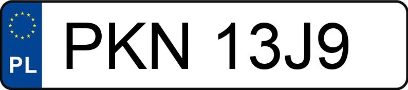 Numer rejestracyjny PKN 13J9 posiada PEUGEOT 406 - PKN13J9