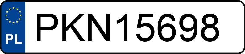 Pirat drogowy w pojeździe o numerach rejestracyjnych PKN15698