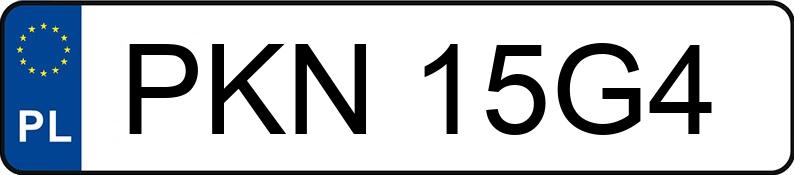 Numer rejestracyjny PKN 15G4 posiada VOLKSWAGEN GOLF 1.4 KAT - PKN15G4 Numer rejestracyjny PKN 15G4 posiada VOLKSWAGEN GOLF 1.4 KAT - PKN15G4