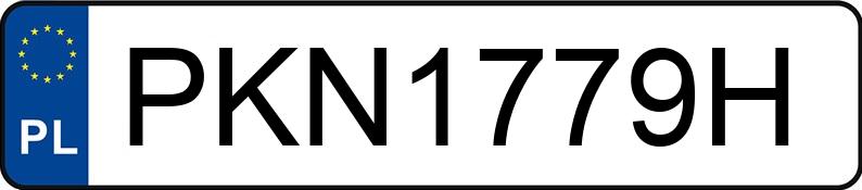 Numer rejestracyjny PKN 1779H posiada BMW 318D XDRIVE - PKN1779H