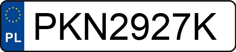 Numer rejestracyjny PKN 2927K posiada AUDI A6 AVANT - PKN2927K
