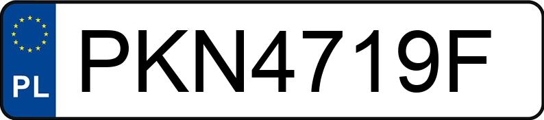Numer rejestracyjny PKN4719F posiada FORD Mustang 2.3 EcoBoost MR`15 E6 Mustang 2.3 EcoBoost MR`15 E6