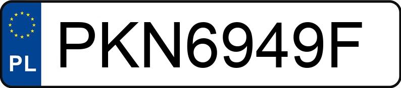 Numer rejestracyjny PKN 6949F posiada BMW 320I 2.0 KAT - PKN6949F