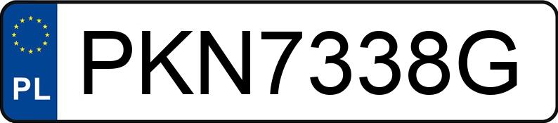 Numer rejestracyjny PKN 7338G posiada BMW 320D - PKN7338G