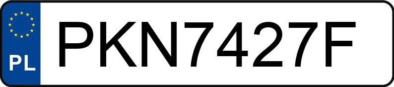 Numer rejestracyjny PKN 7427F posiada VOLKSWAGEN T-ROC - PKN7427F