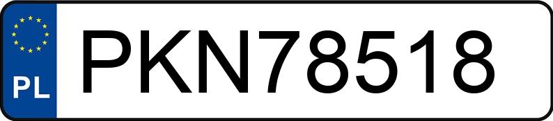 Numer rejestracyjny PKN 78518 posiada SEAT LEON - PKN78518