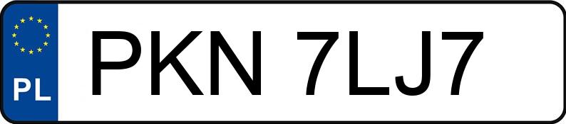 Numer rejestracyjny PKN 7LJ7 posiada SEAT CORDOBA - PKN7LJ7