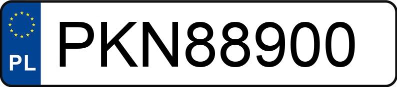 Numer rejestracyjny PKN 88900 posiada MITSUBISHI ASX - PKN88900