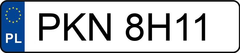 Numer rejestracyjny PKN 8H11 posiada FIAT PUNTO 1.2 KAT 75SX - PKN8H11