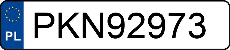 Numer rejestracyjny PKN 92973 posiada AUDI A4 - PKN92973