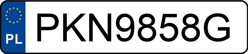 Numer rejestracyjny PKN 9858G posiada BMW 535D - PKN9858G