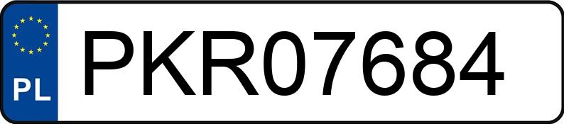Numer rejestracyjny PKR 07684 posiada AUDI A4 - PKR07684