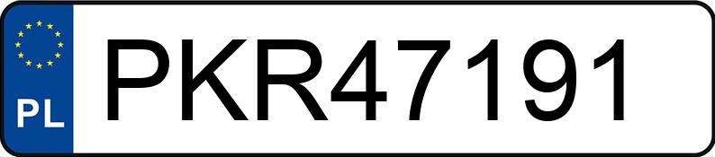 Numer rejestracyjny PKR 47191 posiada FORD FIESTA - PKR47191 Numer rejestracyjny PKR 47191 posiada FORD FIESTA - PKR47191