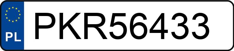 Numer rejestracyjny PKR 56433 posiada VOLKSWAGEN GOLF - PKR56433