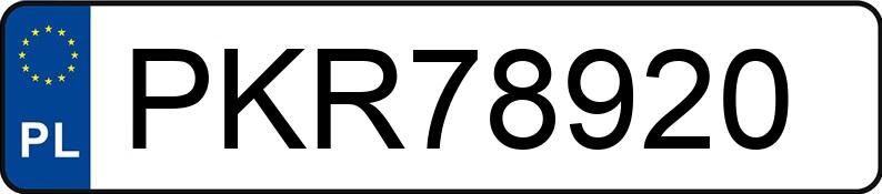 Numer rejestracyjny PKR 78920 posiada BMW 118D - PKR78920