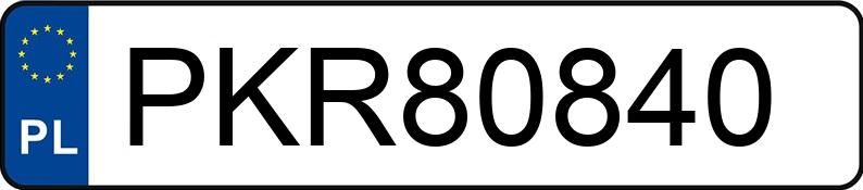 Numer rejestracyjny PKR 80840 posiada AIXAM  - PKR80840