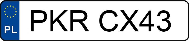Numer rejestracyjny PKR CX43 posiada RENAULT CLIO 1.5 DCI - PKRCX43