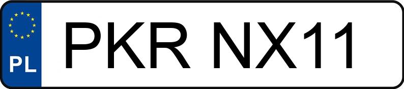 Numer rejestracyjny PKR NX11 posiada OPEL ZAFIRA - PKRNX11