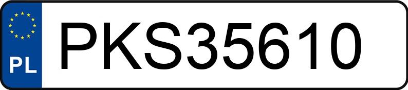 Numer rejestracyjny PKS 35610 posiada MAN TGA 26.463 - PKS35610