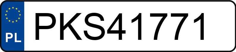 Numer rejestracyjny PKS 41771 posiada IVECO AS 440 S46 EcoStralis EEV 18.0t T/P Eco EuroTronic - PKS41771