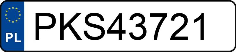 Numer rejestracyjny PKS 43721 posiada BMW 318 - PKS43721