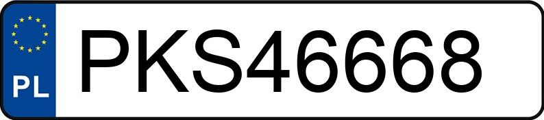 Numer rejestracyjny PKS 46668 posiada OPEL VECTRA - PKS46668 Numer rejestracyjny PKS 46668 posiada OPEL VECTRA - PKS46668