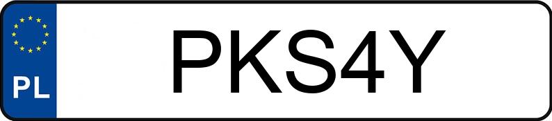 Numer rejestracyjny PKS 4Y posiada FSO-WARSZAWA POLONEZ CARO - PKS4Y