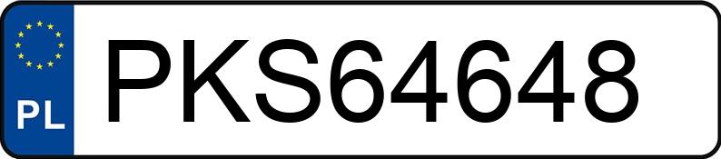 Numer rejestracyjny PKS 64648 posiada MERCEDES-BENZ S 320 CDI MR`05 E4 221 S 320 CDI MR`05 E4 221 - PKS64648