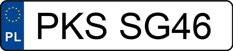 Numer rejestracyjny PKS SG46 posiada SAM  - PKSSG46