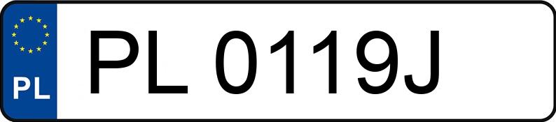 Die Registrierungsnummer PL 0119J hat RENAULT/MOTOWEKTOR MASTER VA/MWE6 - PL0119J