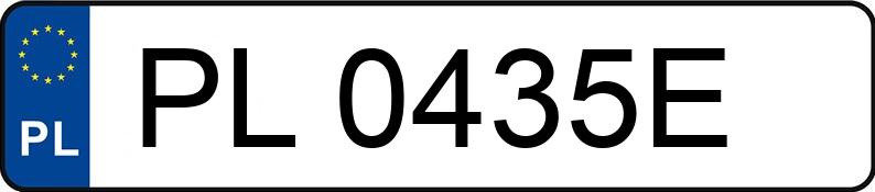 Numer rejestracyjny PL 0435E posiada TOYOTA Corolla 1.2 Turbo MR`19 E6 Comfort - PL0435E