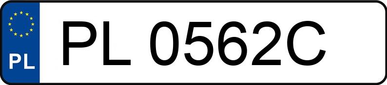 Numer rejestracyjny PL 0562C posiada KIA CEED - PL0562C