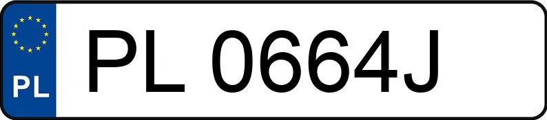 Numer rejestracyjny PL 0664J posiada TOYOTA TOYOTA CAMRY - PL0664J