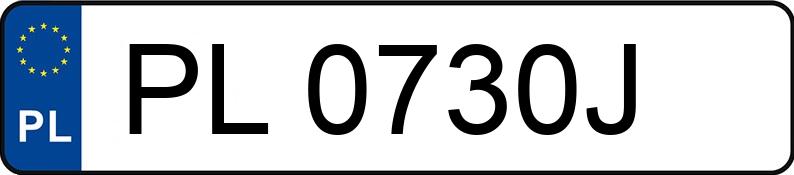 Numer rejestracyjny PL 0730J posiada SKODA Octavia II 1.6 TDI MR`09 E5 Mint - PL0730J