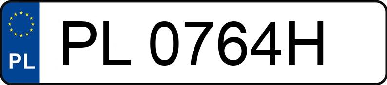 Numer rejestracyjny PL 0764H posiada MERCEDES-BENZ AMG GLC 63 S 4MATIC - PL0764H