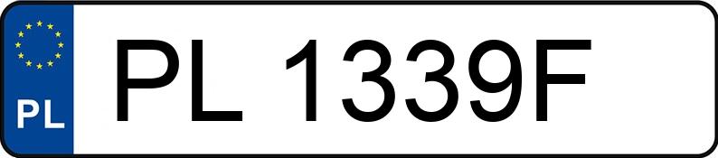 RegistreringsnummerPL 1339F har RYBIŃSKA TRAILER  R2 - PL1339F