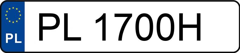 Numer rejestracyjny PL 1700H posiada MERCEDES-BENZ POLSKA ATEGO 967PKX3/PL - PL1700H