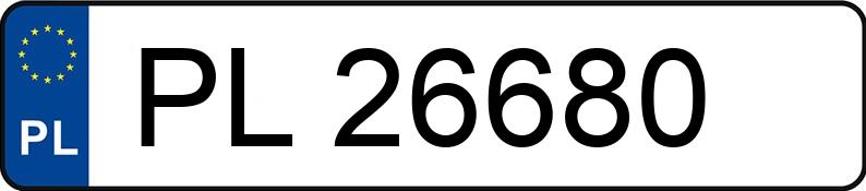 Numer rejestracyjny PL 26680 posiada FIAT SEICENTO VAN - PL26680