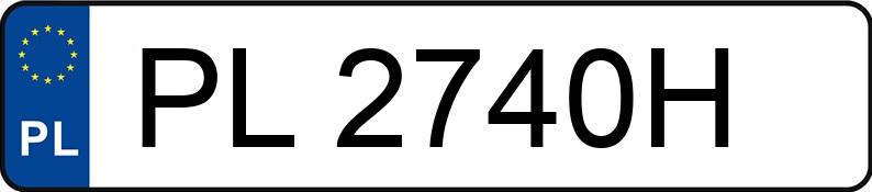 Numer rejestracyjny PL 2740H posiada TOYOTA Paseo 1.5 MR`92 Paseo 1.5 MR`92 - PL2740H