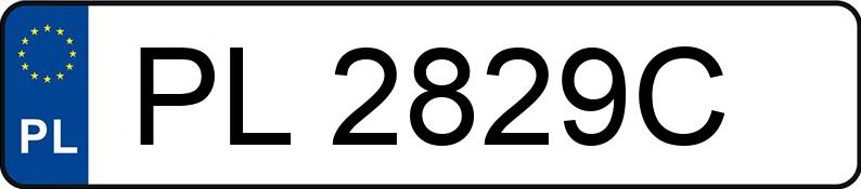 Numer rejestracyjny PL 2829C posiada BMW 316 I - PL2829C Numer rejestracyjny PL 2829C posiada BMW 316 I - PL2829C