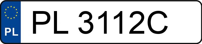 Numer rejestracyjny PL 3112C posiada TOYOTA COROLLA - PL3112C Numer rejestracyjny PL 3112C posiada TOYOTA COROLLA - PL3112C