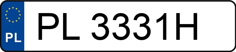 Parking Master in un veicolo con PL3331H numeri