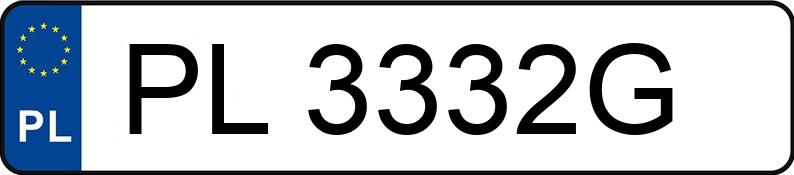 Numer rejestracyjny PL 3332G posiada LANCIA ZETA - PL3332G
