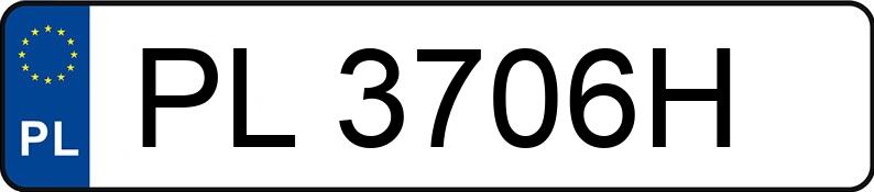 Numer rejestracyjny PL 3706H posiada BMW 116I - PL3706H