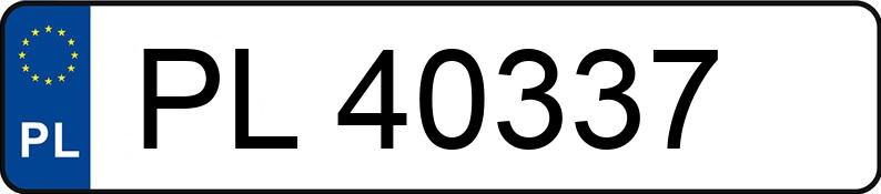 Numer rejestracyjny PL 40337 posiada VOLKSWAGEN Passat GP 1.9 TDI MR`00 E3 Trendline - PL40337