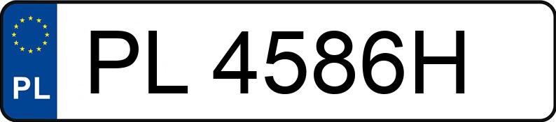 Numer rejestracyjny PL 4586H posiada RENAULT/PARTNER MASTER VB/NP - PL4586H