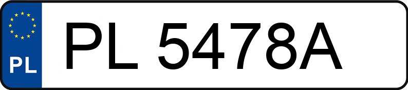 Numer rejestracyjny PL 5478A posiada DACIA Duster MR`18 E6 Prestige - PL5478A