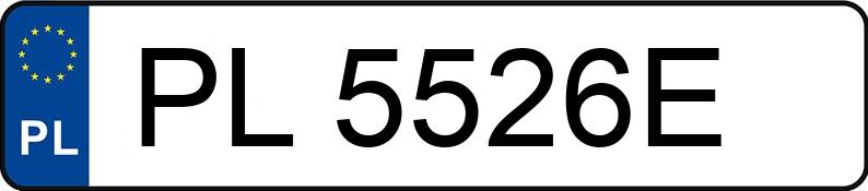 Numer rejestracyjny PL 5526E posiada SEAT Ibiza 1.2 MR`12 E5 6J Itech Reference - PL5526E