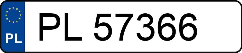 Numer rejestracyjny PL 57366 posiada RENAULT MEGANE 1,6 16V - PL57366