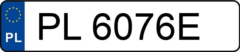 Numer rejestracyjny PL 6076E posiada PEUGEOT 207 - PL6076E Numer rejestracyjny PL 6076E posiada PEUGEOT 207 - PL6076E